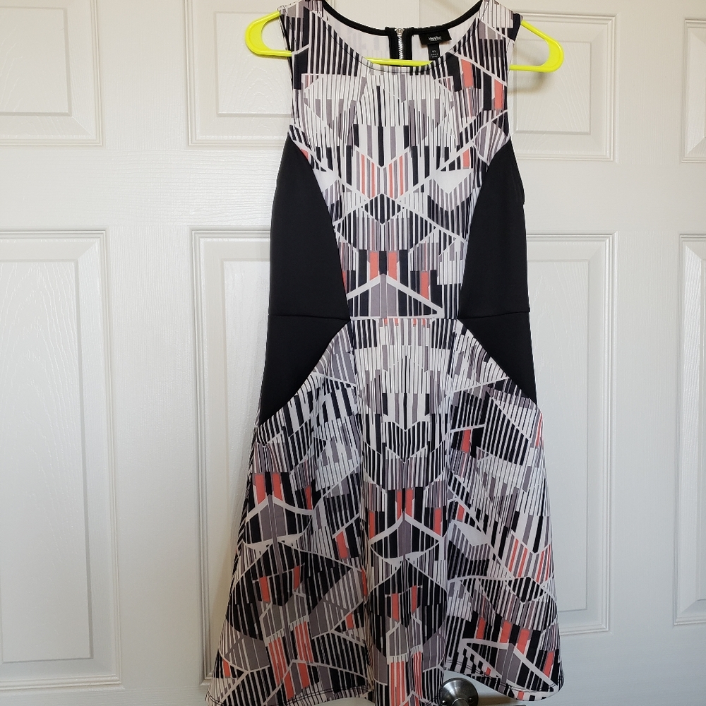 A-Line Geometric Mossimo Dress